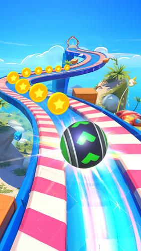 3D Super Rolling Ball Race ဖန်သားပြင်ဓာတ်ပုံ 3