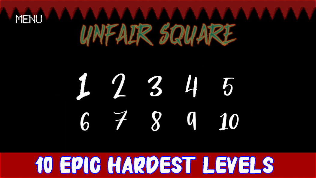 Unfair Square - the hard game Mod स्क्रीनशॉट 2