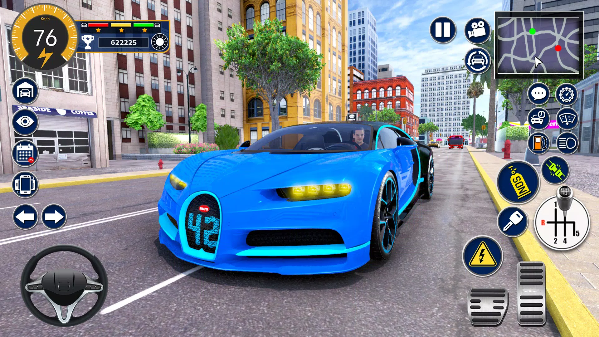 Bugatti Game Car Simulator 3D Captura de tela 0