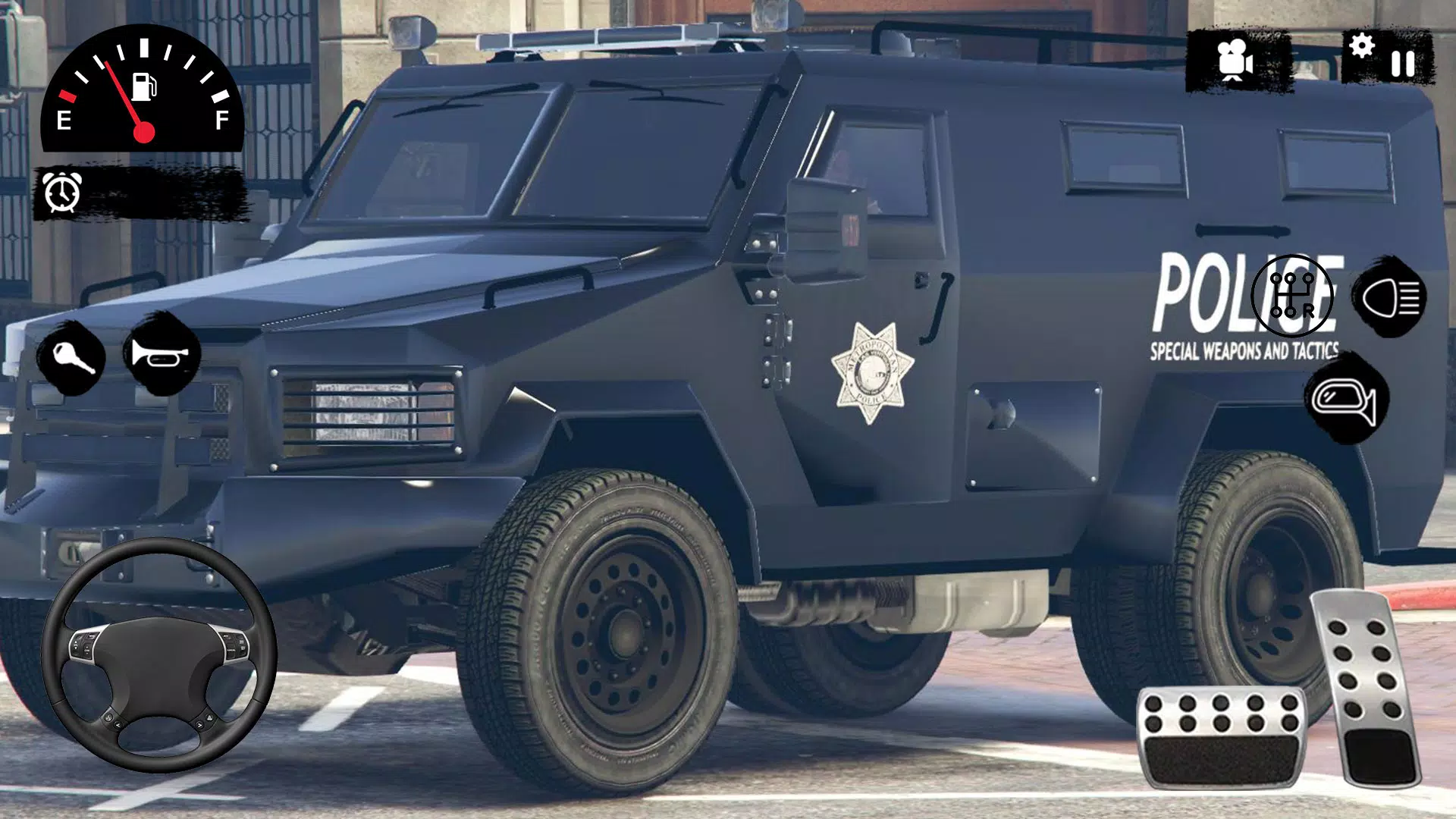 Schermata Offroad Police Truck Drive 3D 1