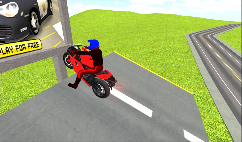 Motorbike Stunt Race 3D Schermafbeelding 3