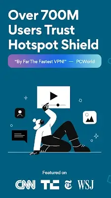 HotspotShield VPN & Wifi Proxy Скриншот 0