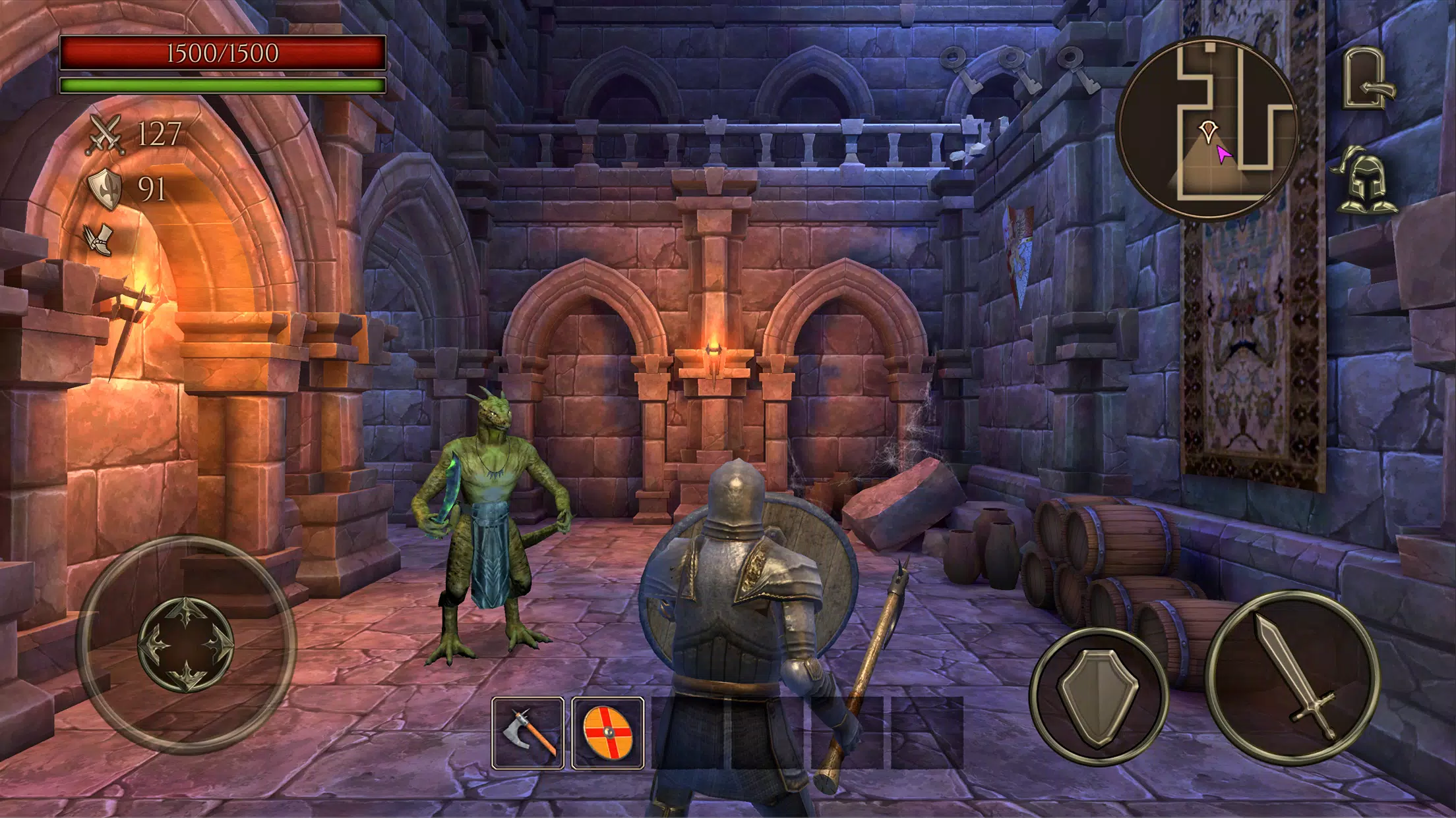 Ghoul Castle 3D - Action RPG Captura de tela 3
