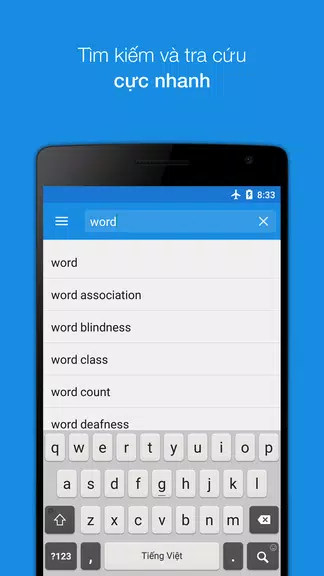 Tu dien Anh Viet - QuickDic Zrzut ekranu 1