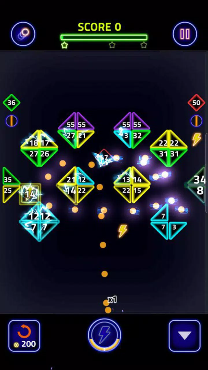 Brick Breaker Glow スクリーンショット 3