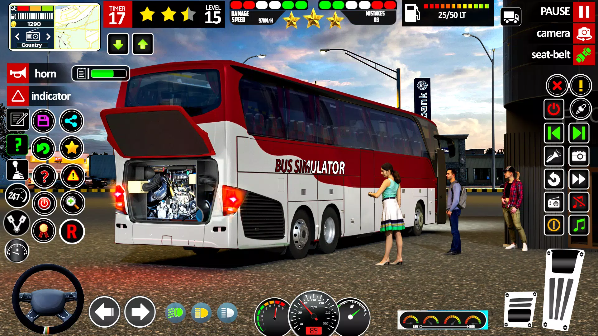 Bus Games City Bus Simulator ဖန်သားပြင်ဓာတ်ပုံ 0