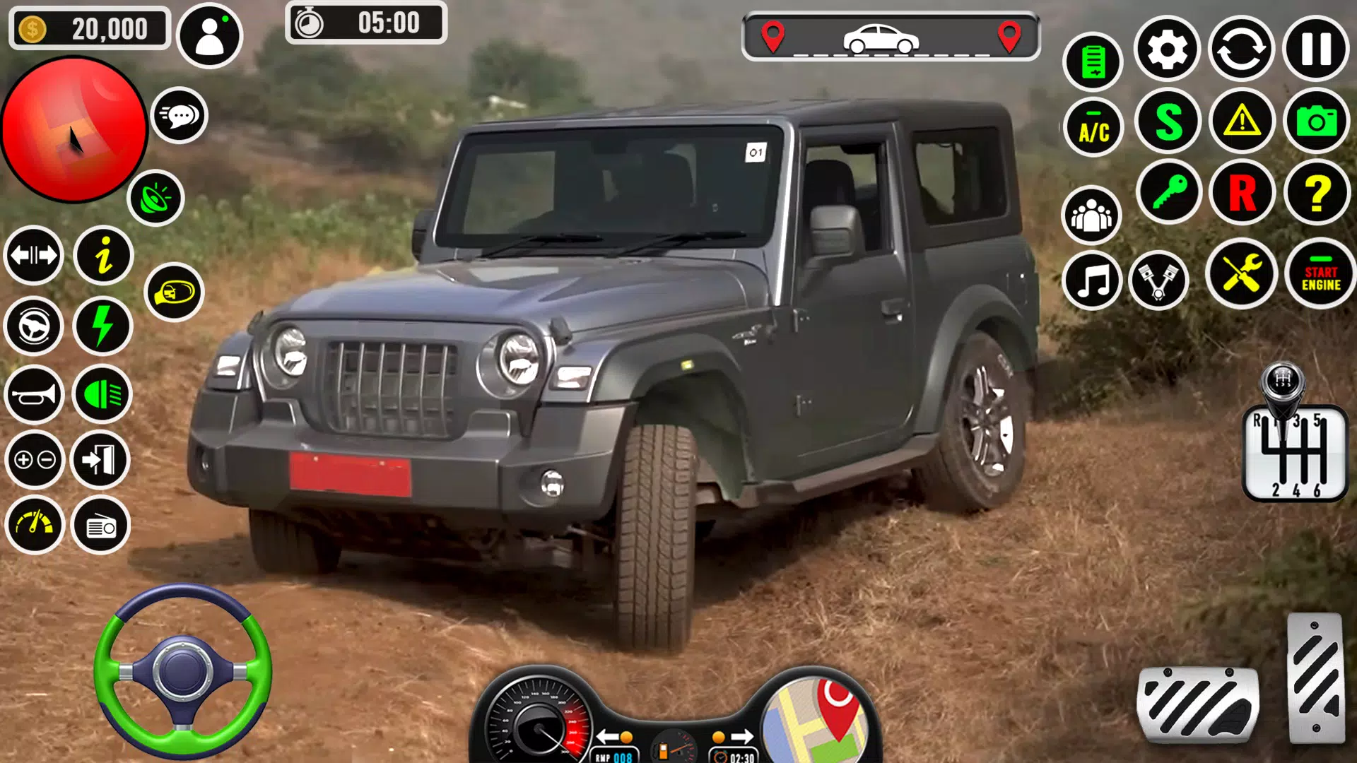 Jeep Driving Game: SUV Jeep Tangkapan skrin 3