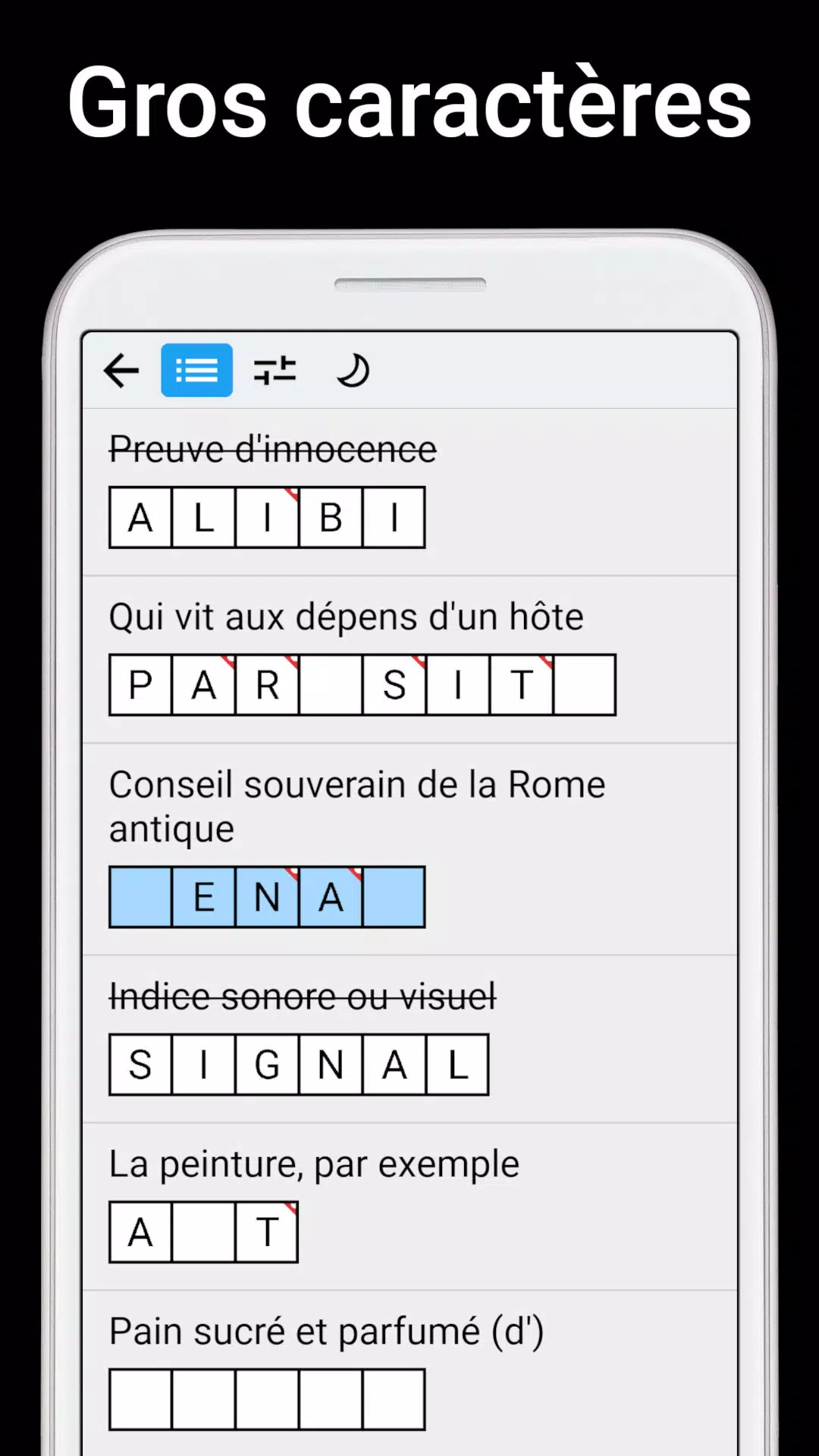 Mots Fléchés Screenshot 3