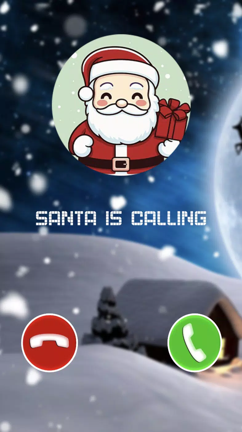 Santa Call Funny Prank Скриншот 1