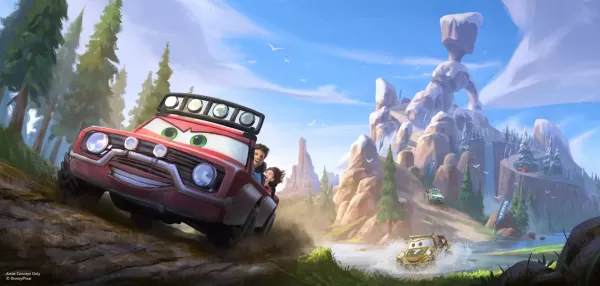 Concept du véhicule de l'attraction Cars