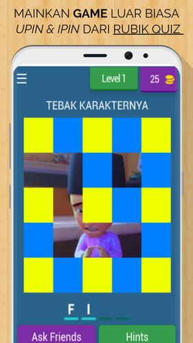 Upin & Ipin Rubik Quiz 스크린샷 0