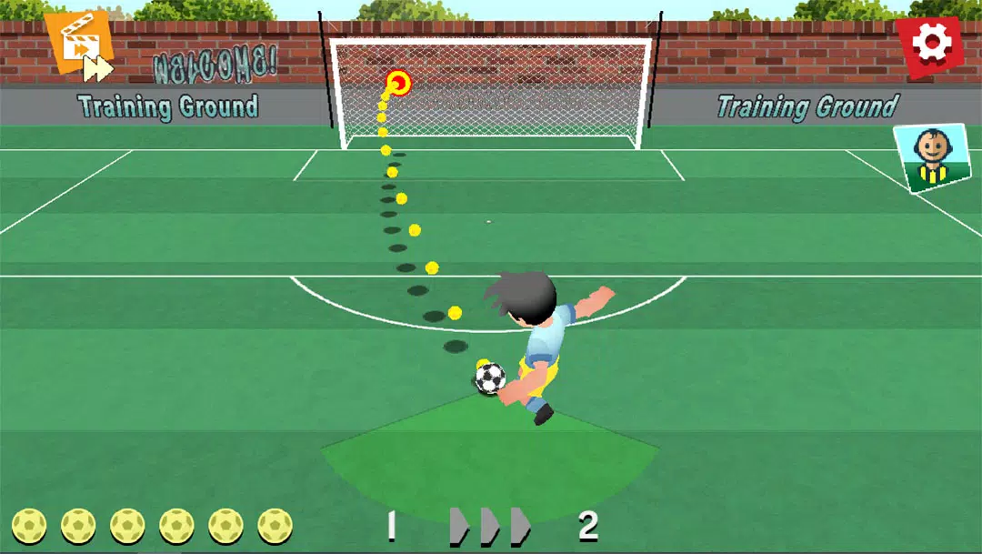 FreeKick Screamers - Football Captura de pantalla 1