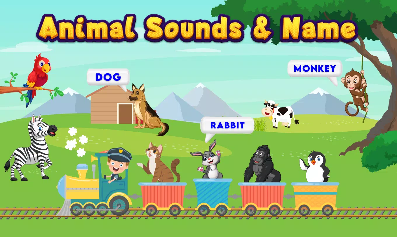 Kids Animal Sounds & Games Ảnh chụp màn hình 0