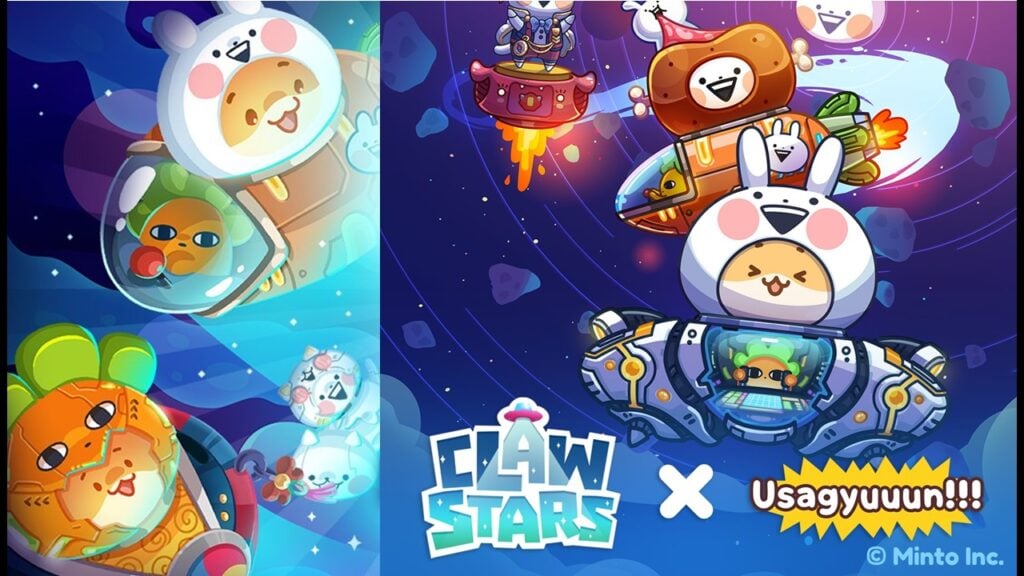 Ia adalah Pengembaraan Angkasa Gebu Sebagai Claw Stars x Usagyuuun Crossover Menjatuhkan Hari Ini!