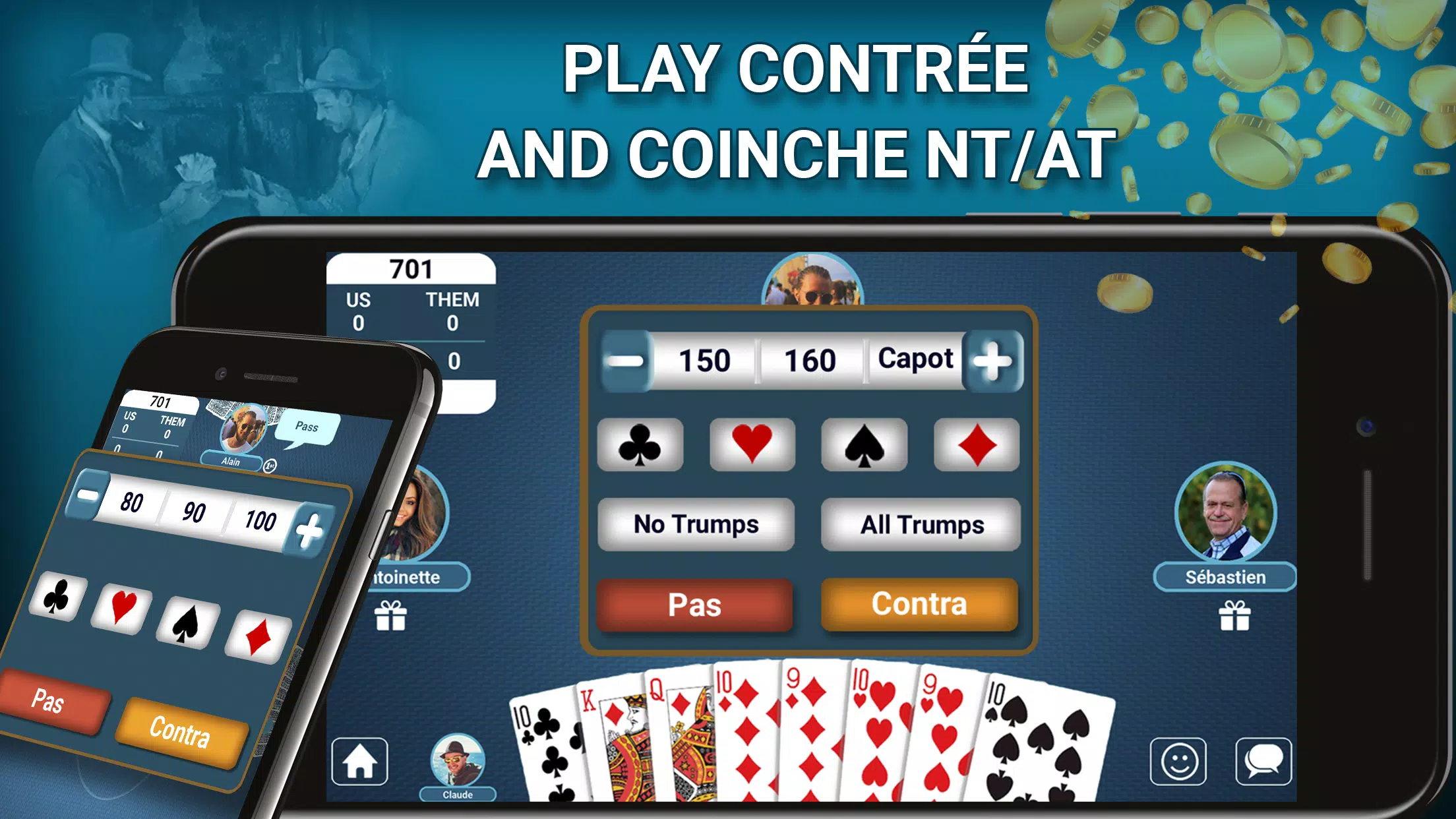 Blot Belote Coinche Online应用截图第1张