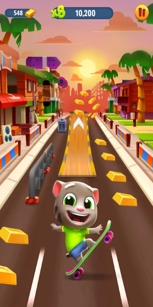 Talking Tom Gold Run Скриншот 1