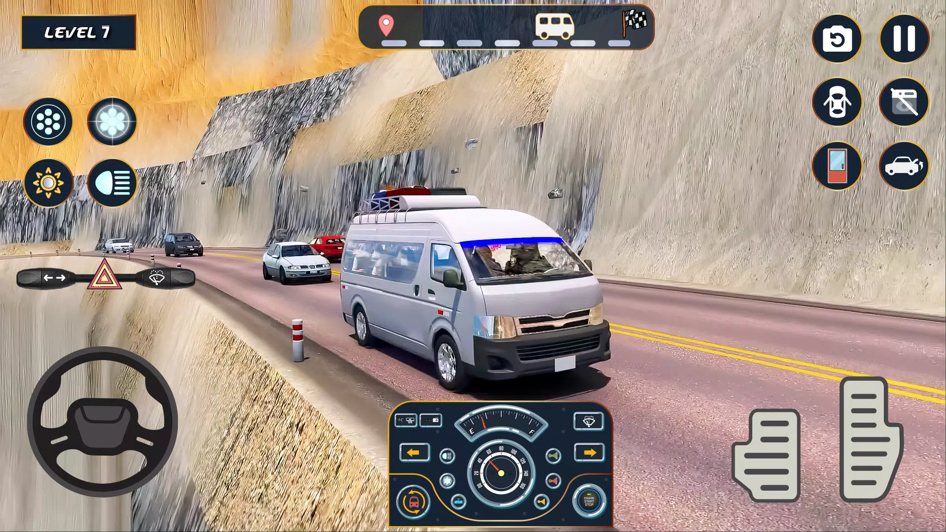 Van Simulator Dubai Van Games スクリーンショット 1
