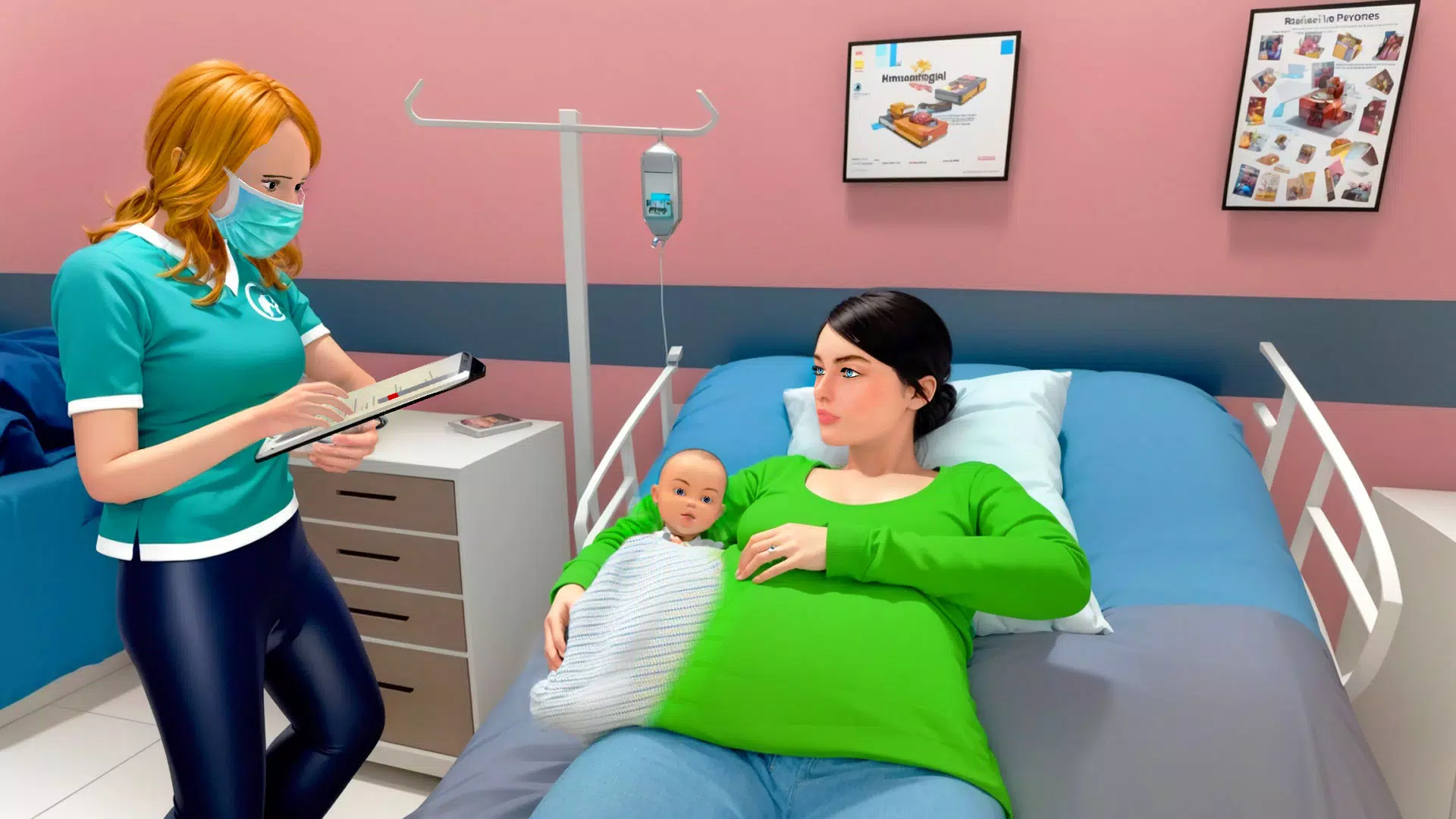 Pregnant Mom Game: Family life Ekran Görüntüsü 1