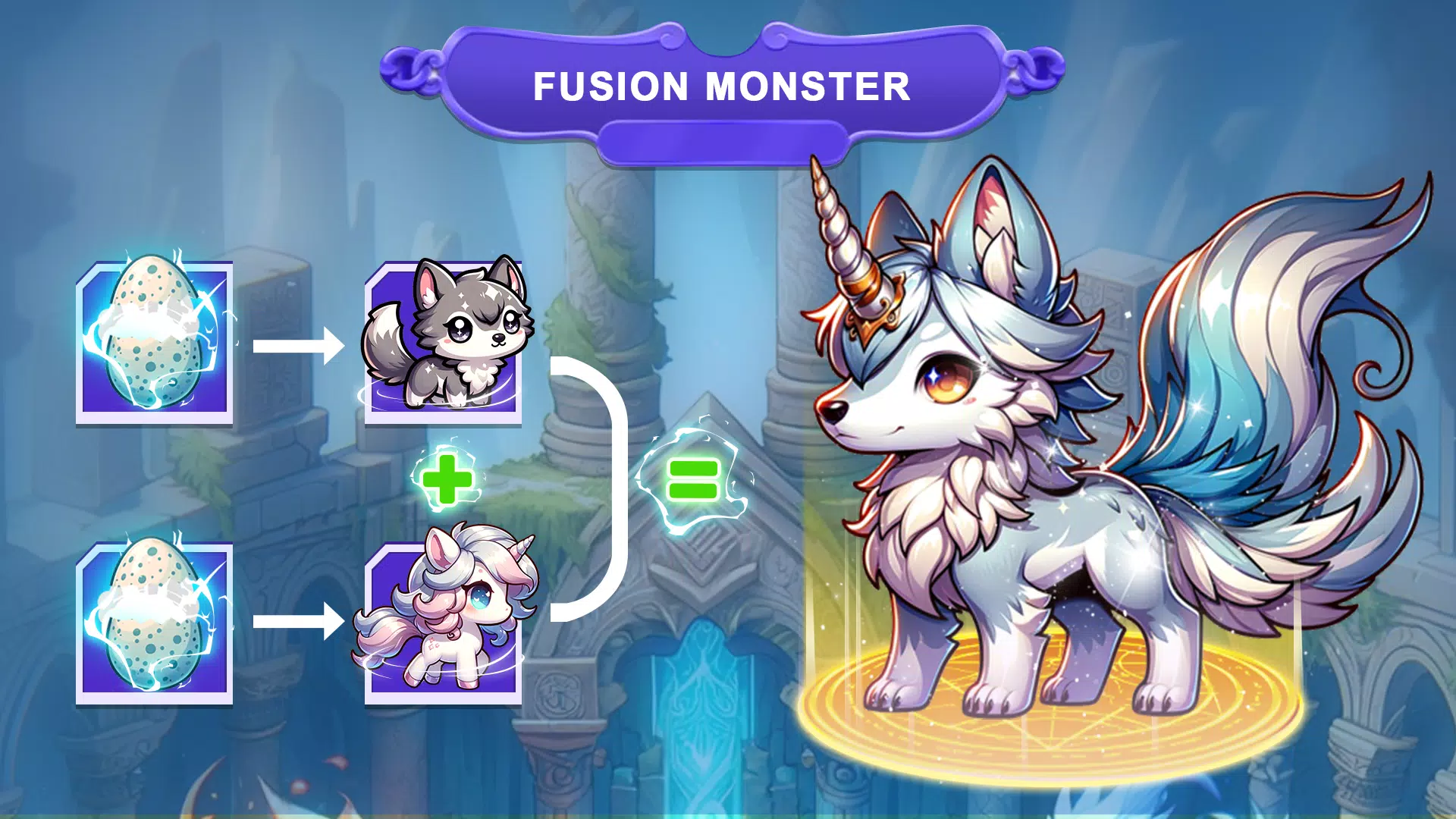 Master Fusion : Monster War Captura de pantalla 3