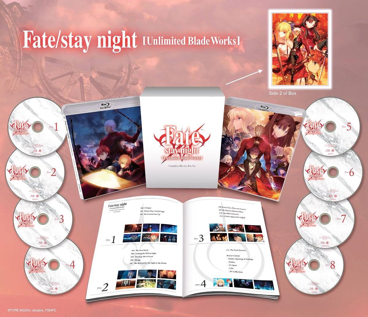 Fate / Stay Night: Illimited Blade Works (coffret complet)