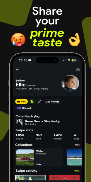 Swipefy for Spotify স্ক্রিনশট 1