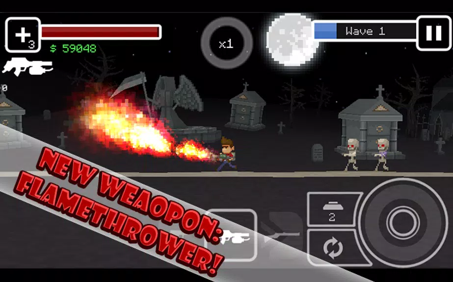 Undead Pixels: Zombie Invasion Ảnh chụp màn hình 1