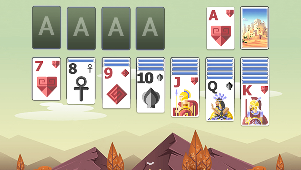 Solitaire Ancient Fable Theme Captura de tela 2