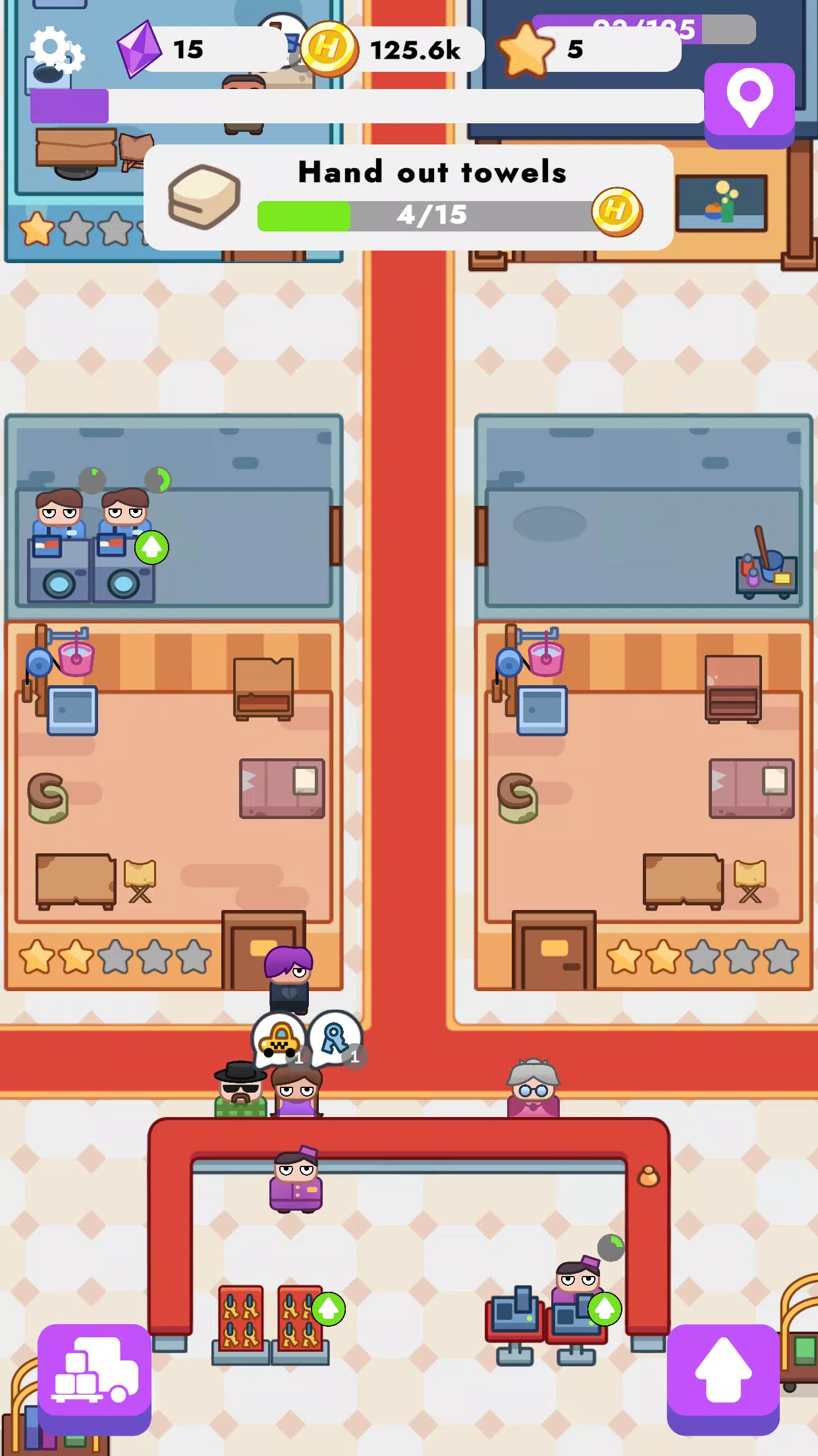 Royal Hotel: idle game应用截图第3张