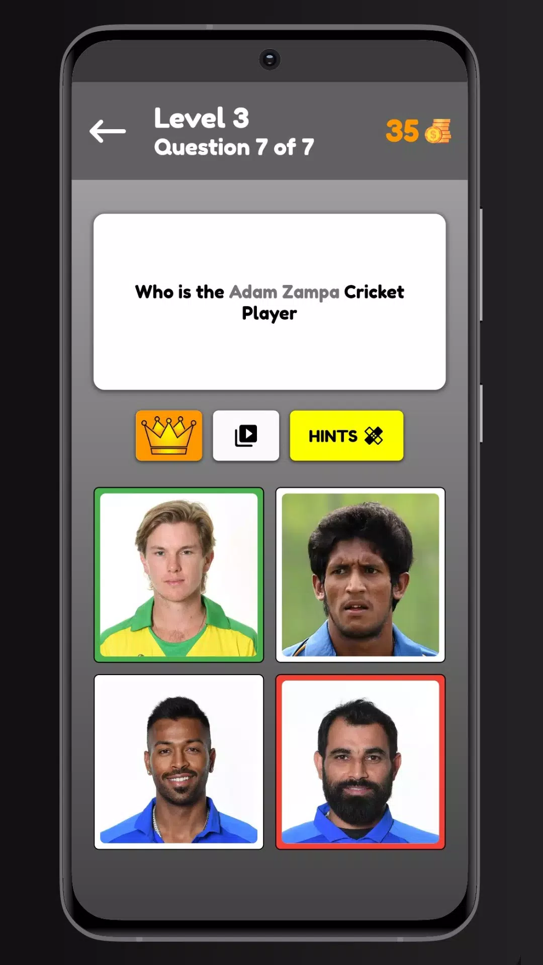 Cricket Quiz Tangkapan skrin 1