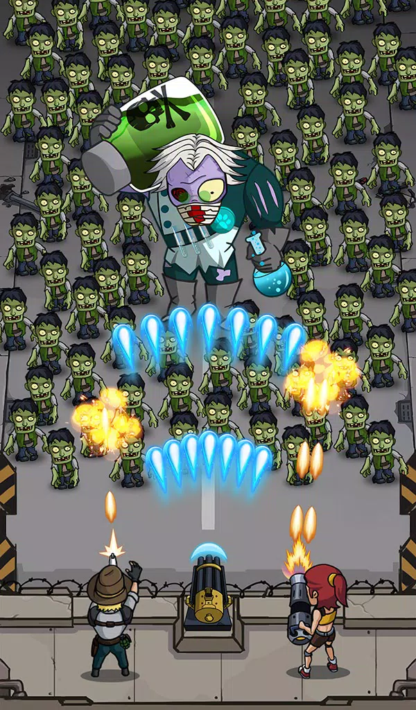 Zombie War Idle Defense Game Screenshot 2