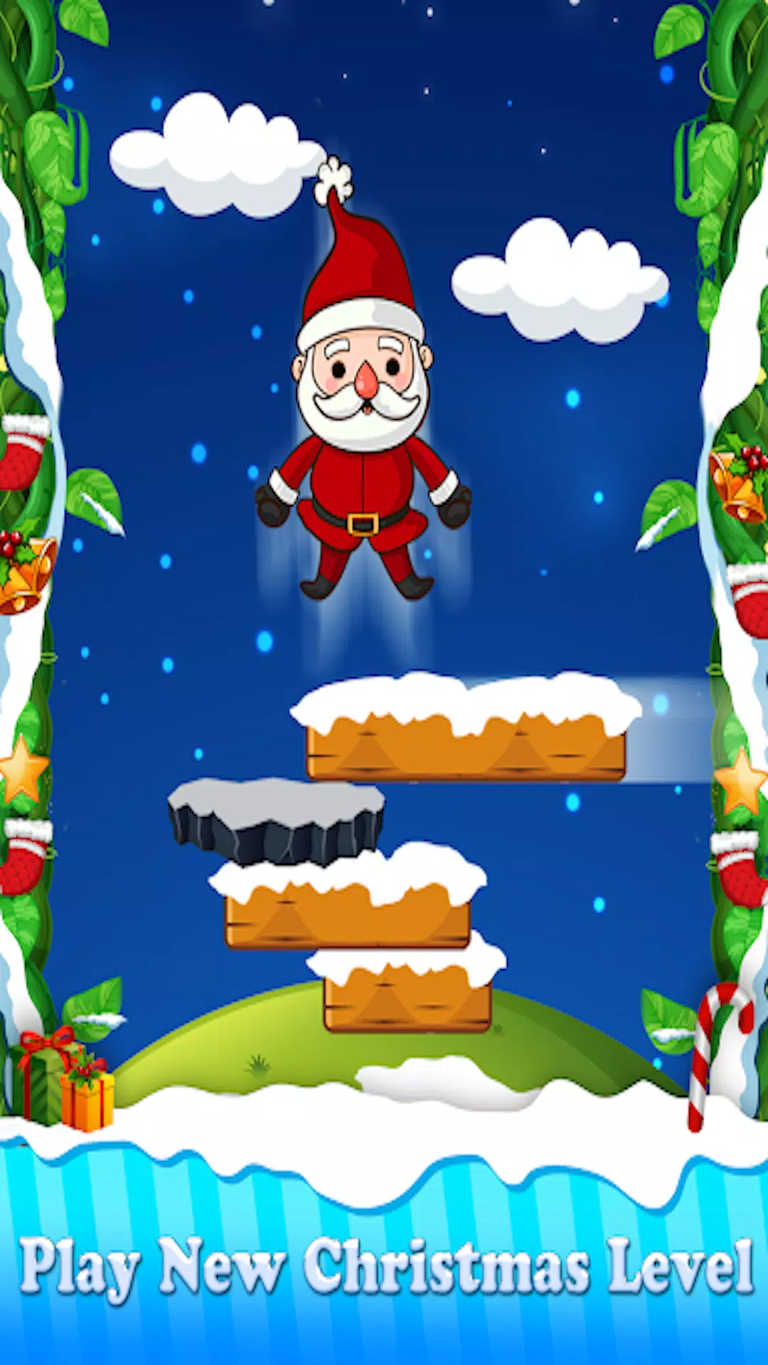 Christmas Game Santa Jump 2024 ဖန်သားပြင်ဓာတ်ပုံ 1