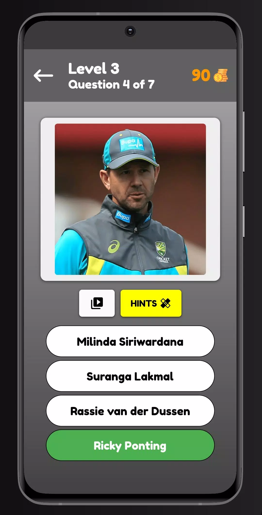 Cricket Quiz Tangkapan skrin 0