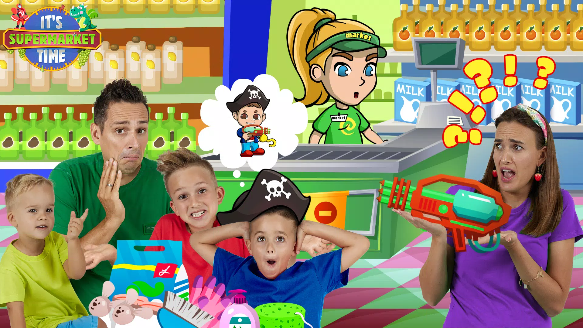 Vlad & Niki Supermarket game Zrzut ekranu 3