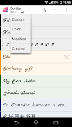 Цветные Заметки Скриншот 3