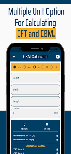 CBM Calculator स्क्रीनशॉट 2