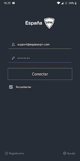 España VPN Screenshot 1