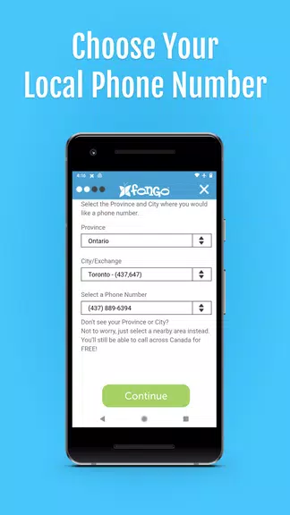 Fongo - Talk and Text Freely Ảnh chụp màn hình 1