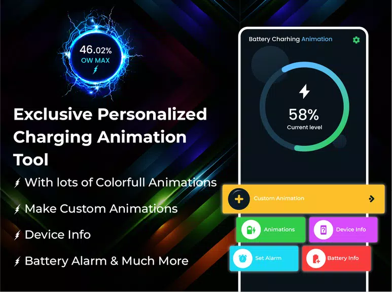 Ultra Fast Charging Animation স্ক্রিনশট 0