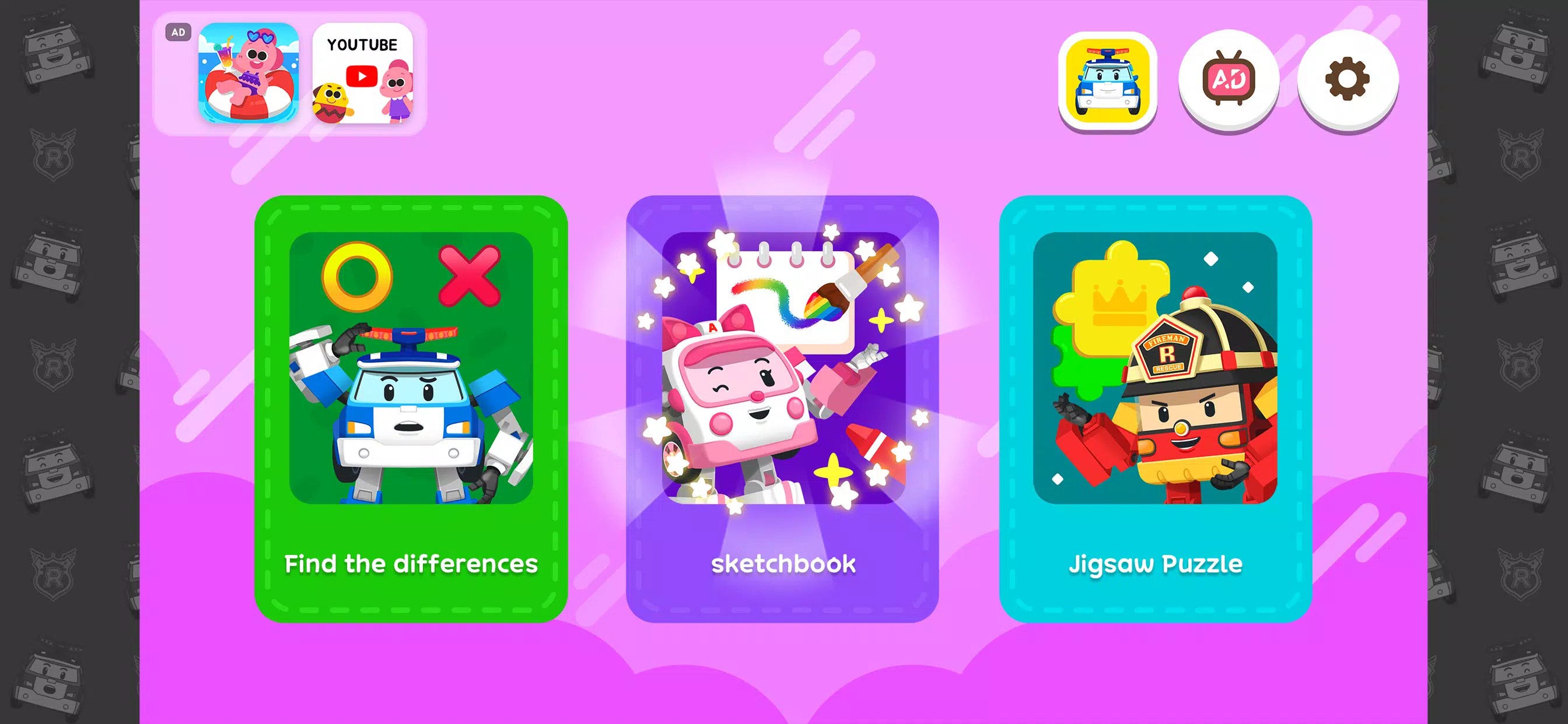 Poli Coloring & Games - Kids Screenshot 0