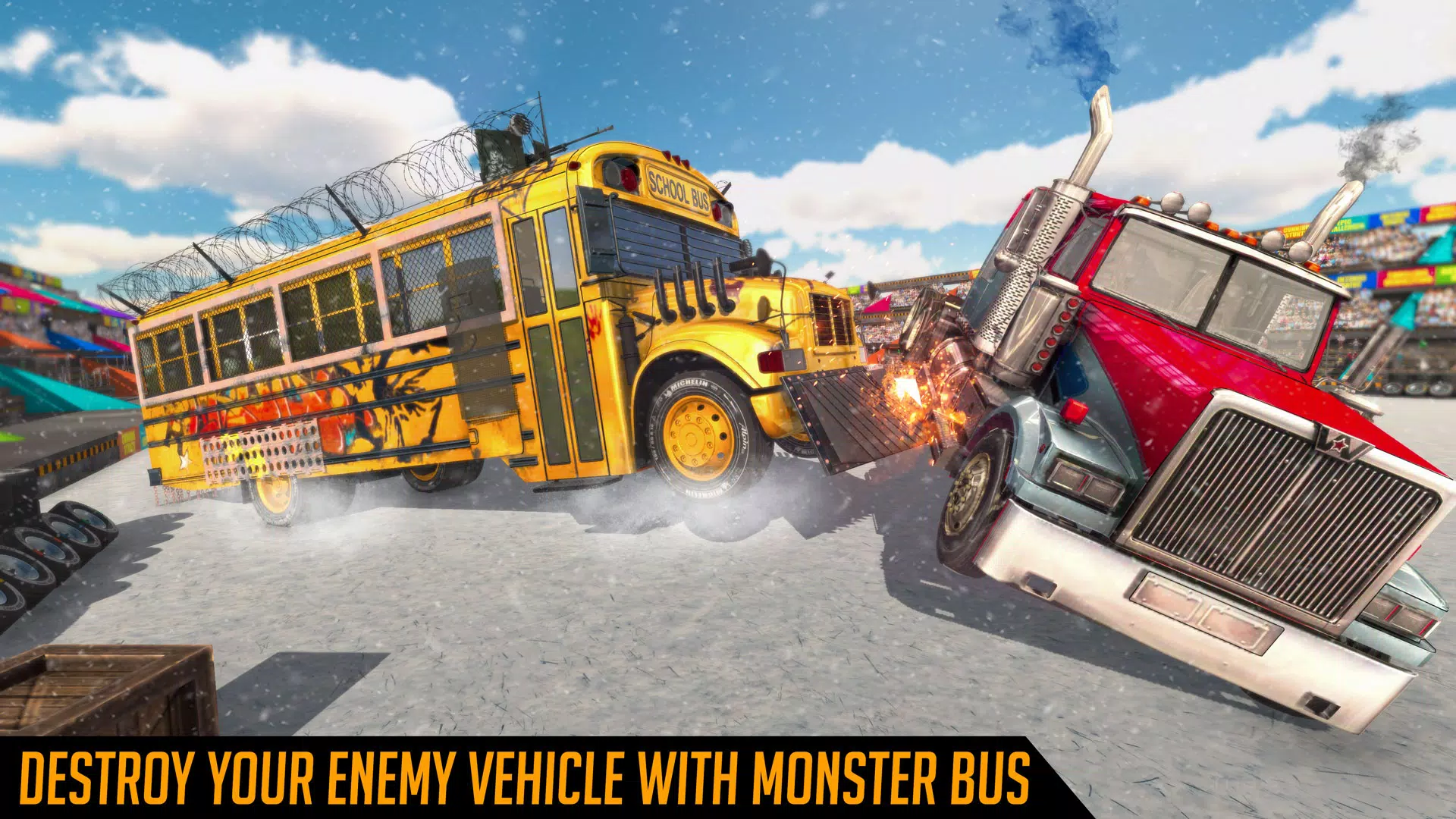 Monster Bus Derby Destruction應用截圖第3張