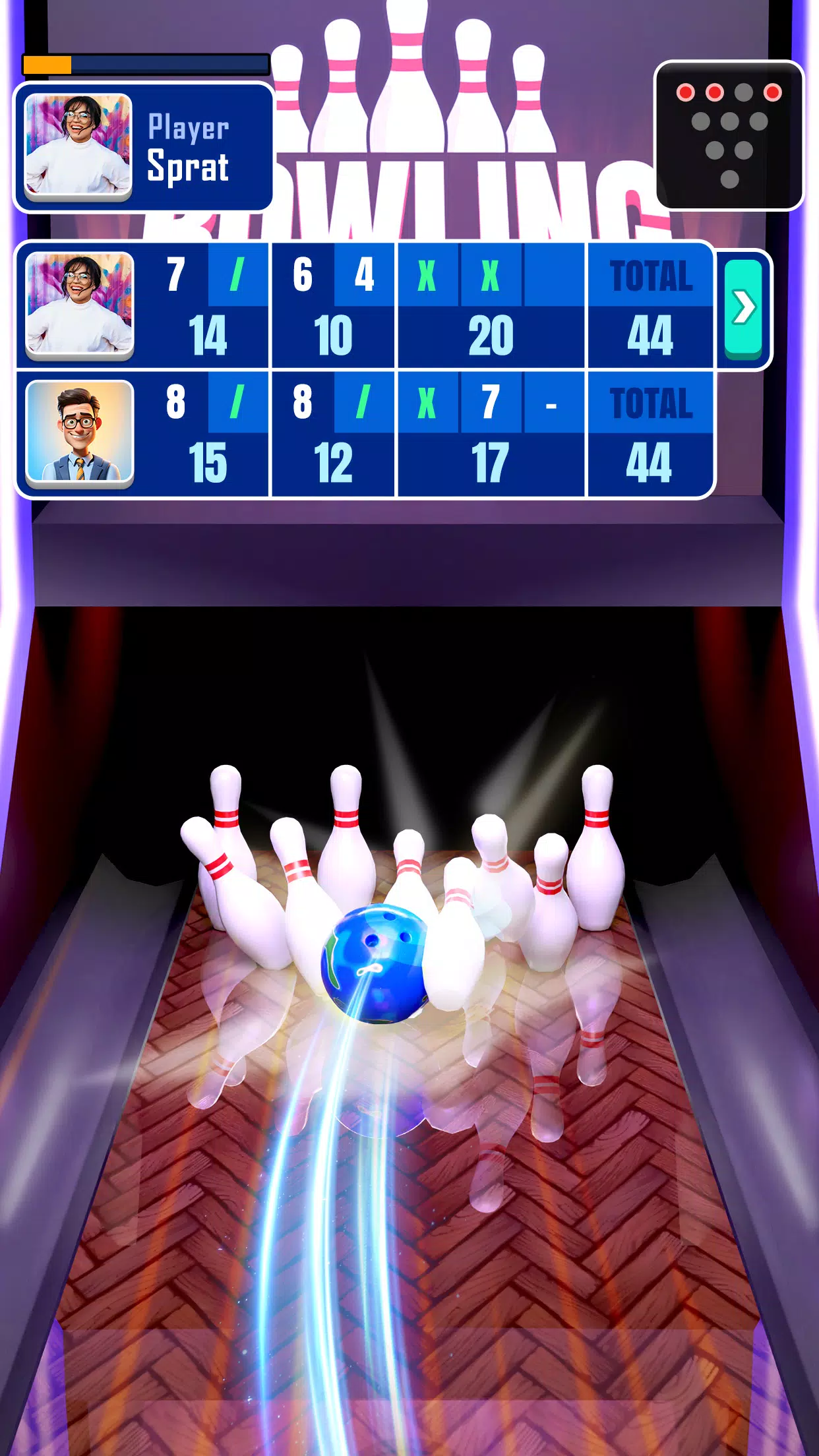 Bowling ဖန်သားပြင်ဓာတ်ပုံ 3