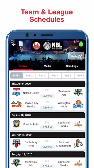 Tribe: Live Sports Scores Screenshot 2