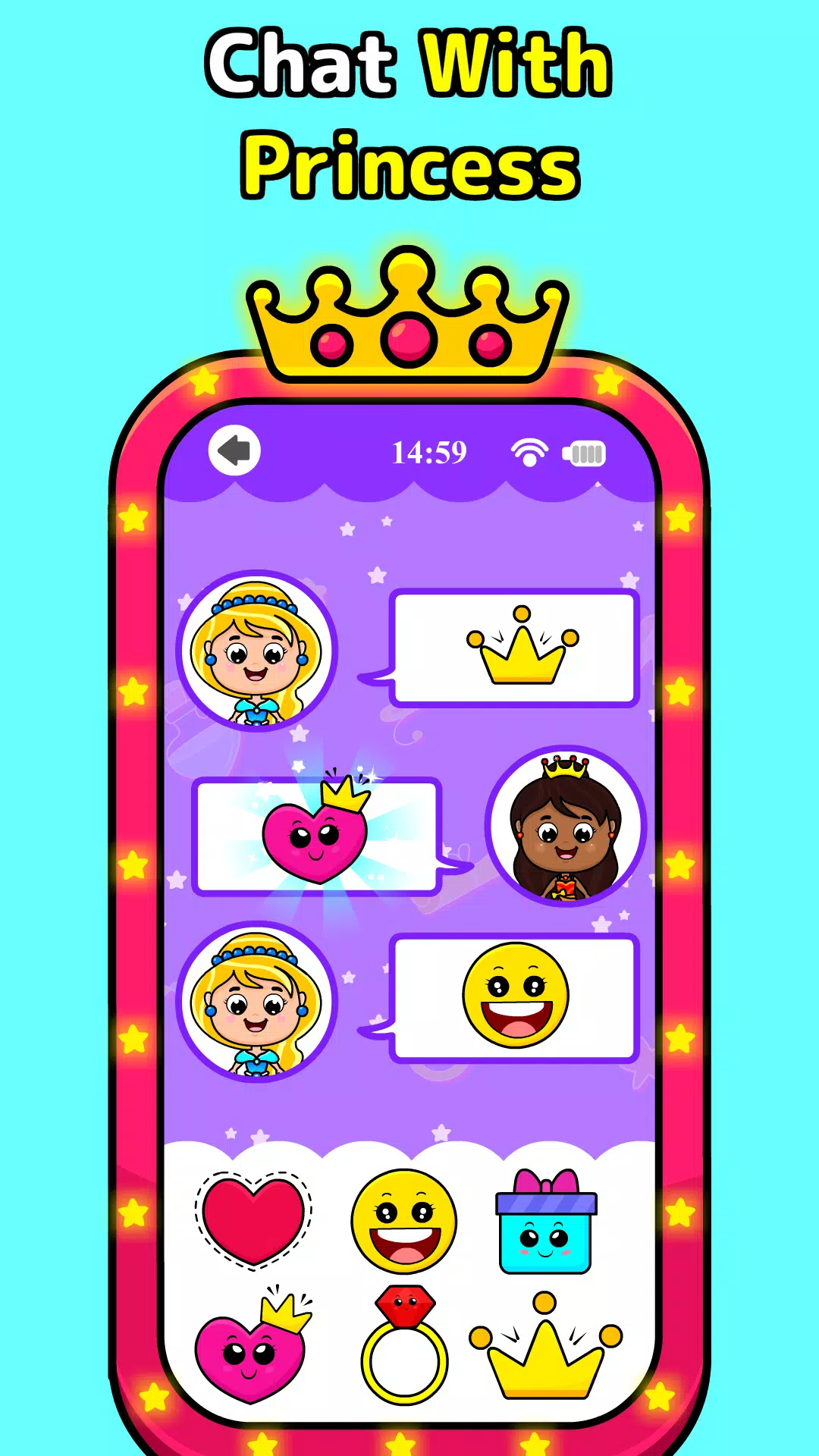 Timpy Baby Princess Phone Game Zrzut ekranu 2