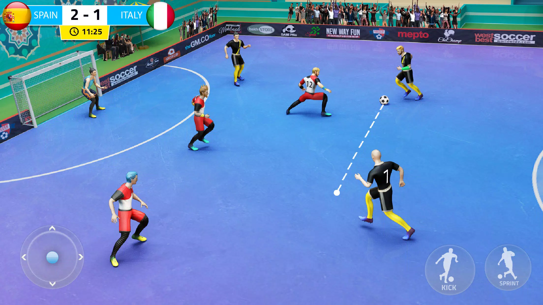 Indoor Futsal: Football Games Ekran Görüntüsü 1