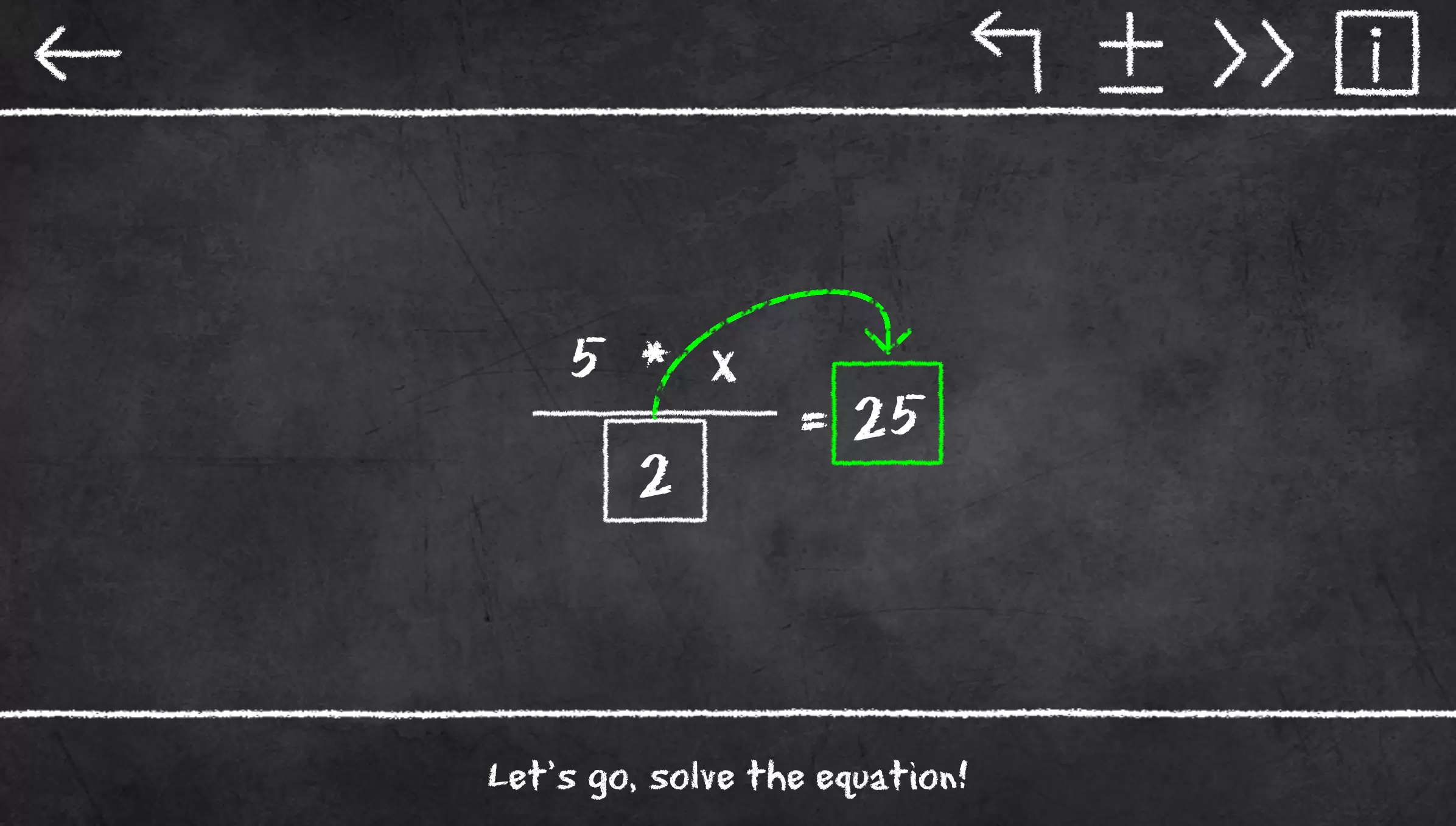 x=1: Learn to solve equations スクリーンショット 3