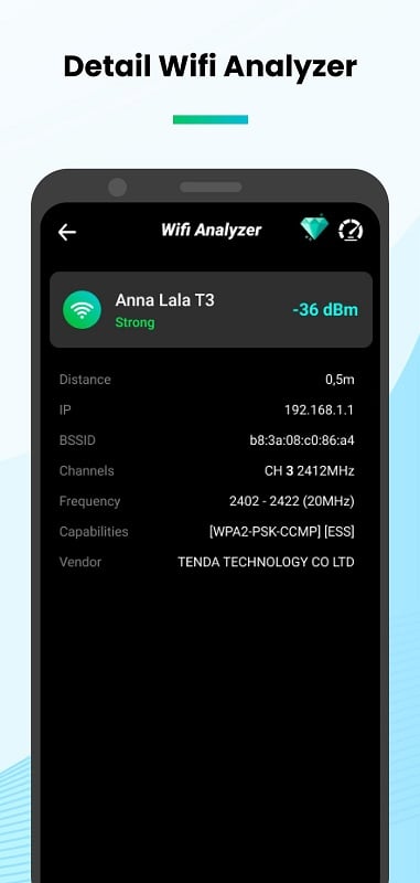 Speed Test & Wifi Analyzer ภาพหน้าจอ 3