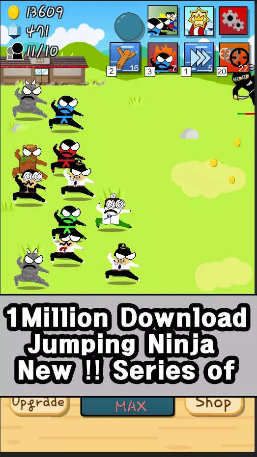 Ninja Growth - Brand new clicker game Mod 스크린샷 1