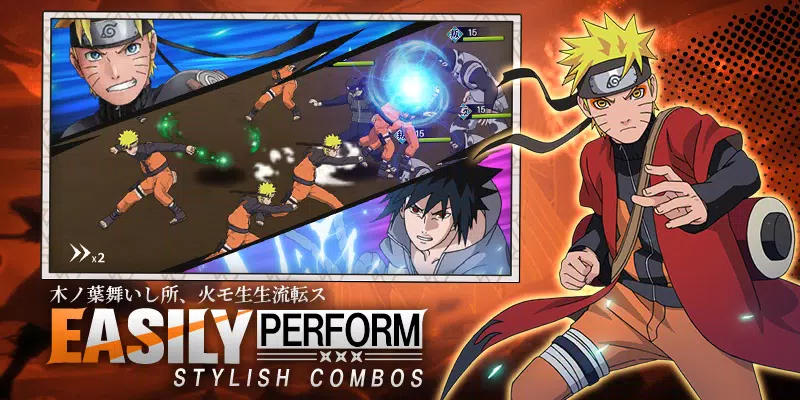 Ninja Heroes - Storm Battle ဖန်သားပြင်ဓာတ်ပုံ 1