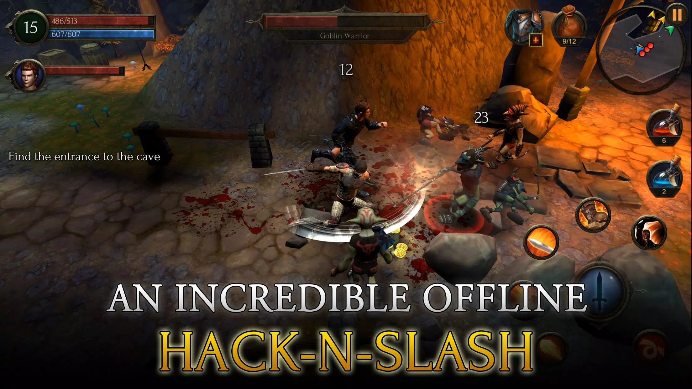 Arcane Quest Legends Offline Tangkapan skrin 0