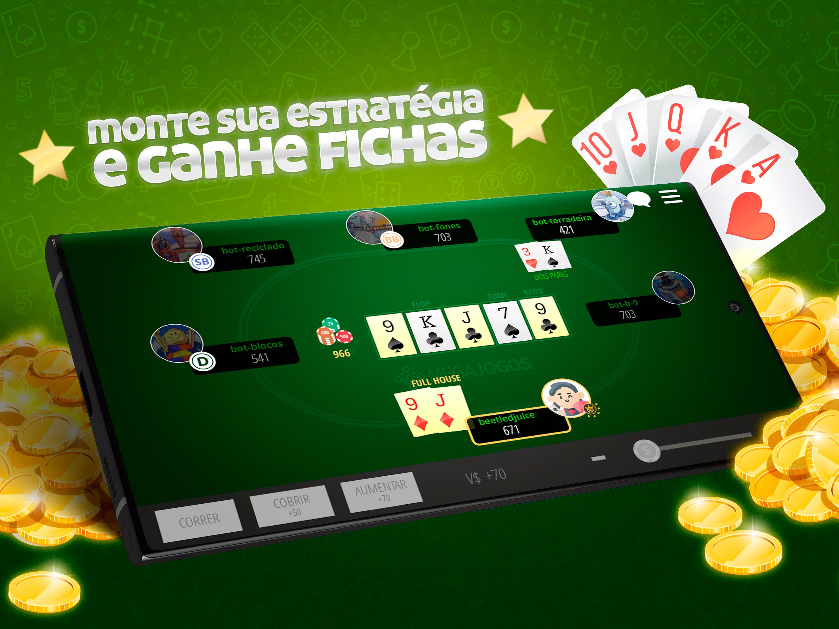 Poker Texas Hold'em Online Tangkapan skrin 3